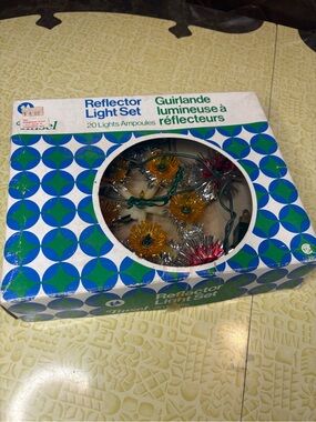 Reflector Light Set - Multicolor Vintage Tree Topper